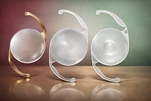 Implants intraoculaires pour chirurgie de la cataracte : monofocal torique, trifocal et EDOF