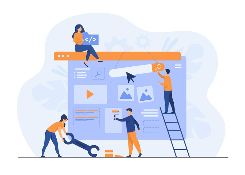 Illustration d’une refonte de site WordPress avec optimisation du design, du contenu et de l’expérience utilisateur